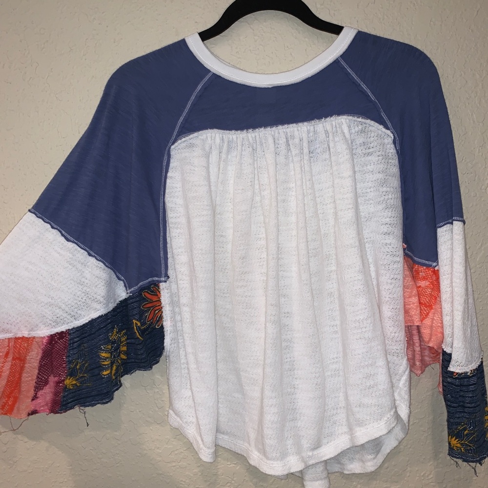 Free people patchwork top